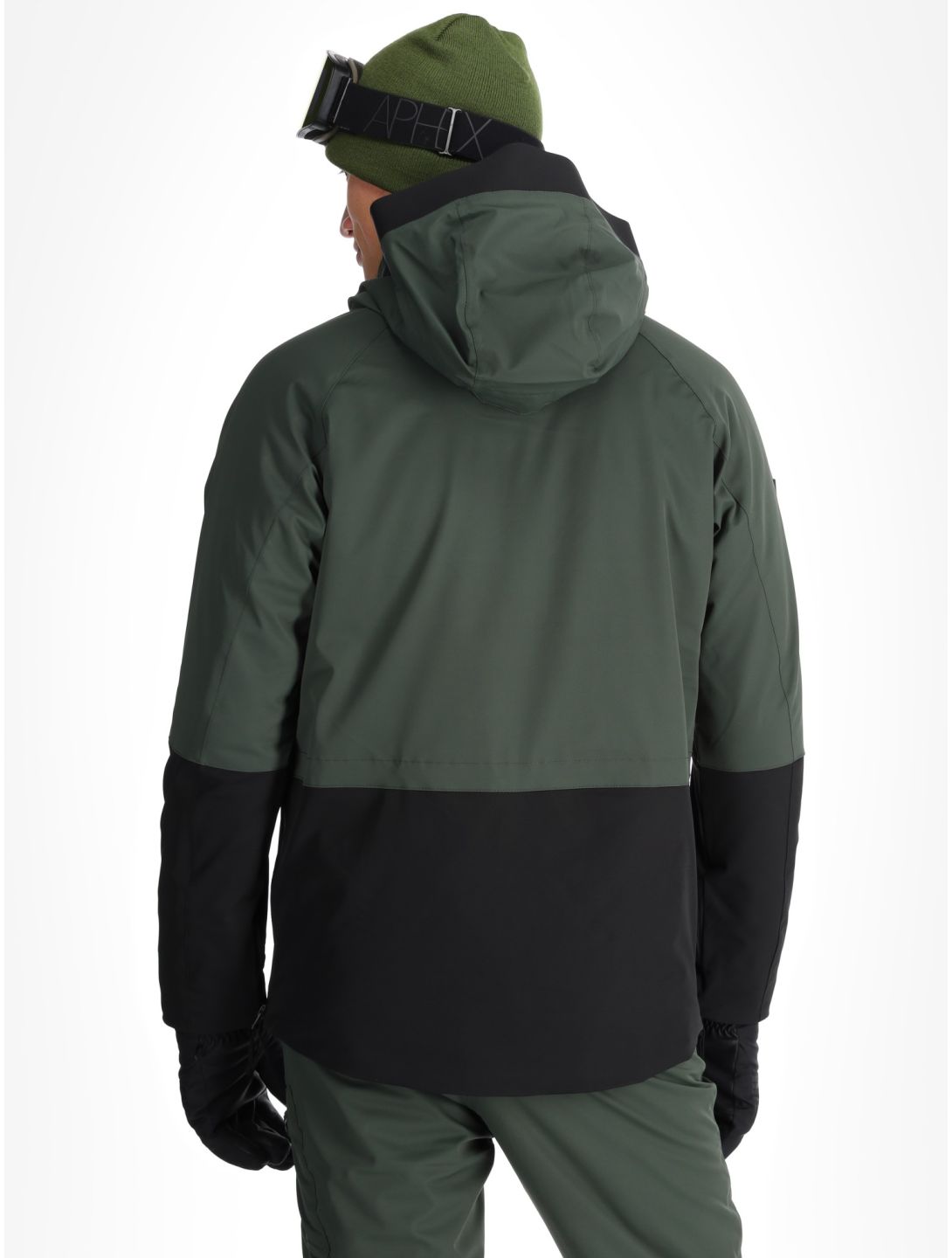 Watts, XMETOD anorak uomo Green / Black nero, verde 