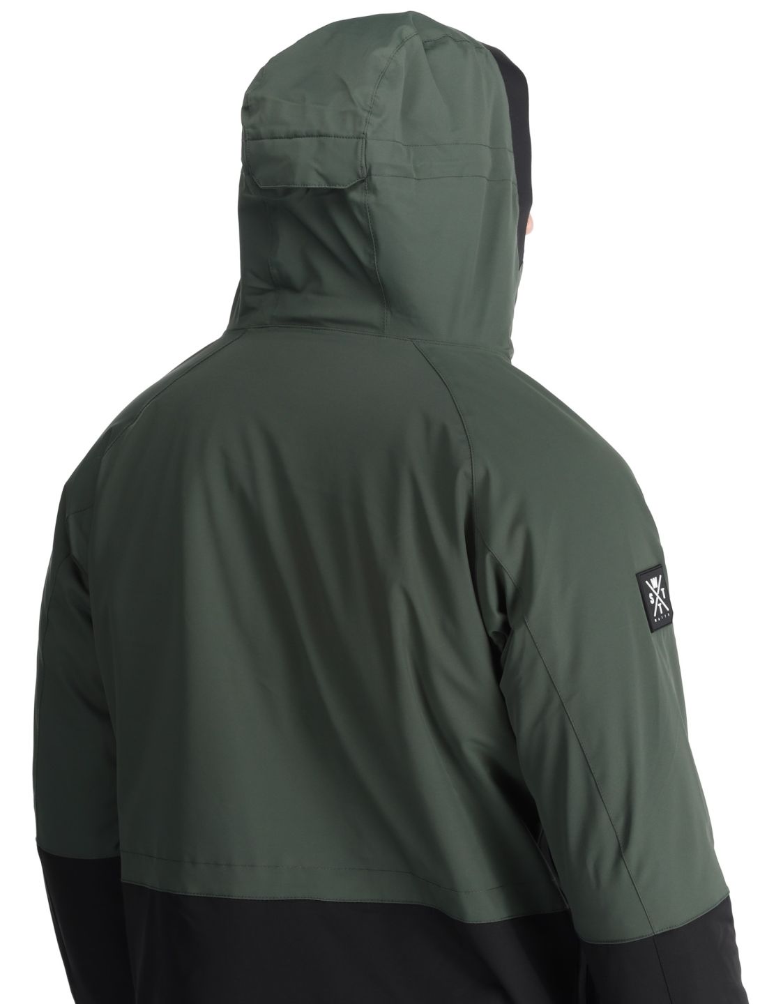 Watts, XMETOD anorak uomo Green / Black nero, verde 