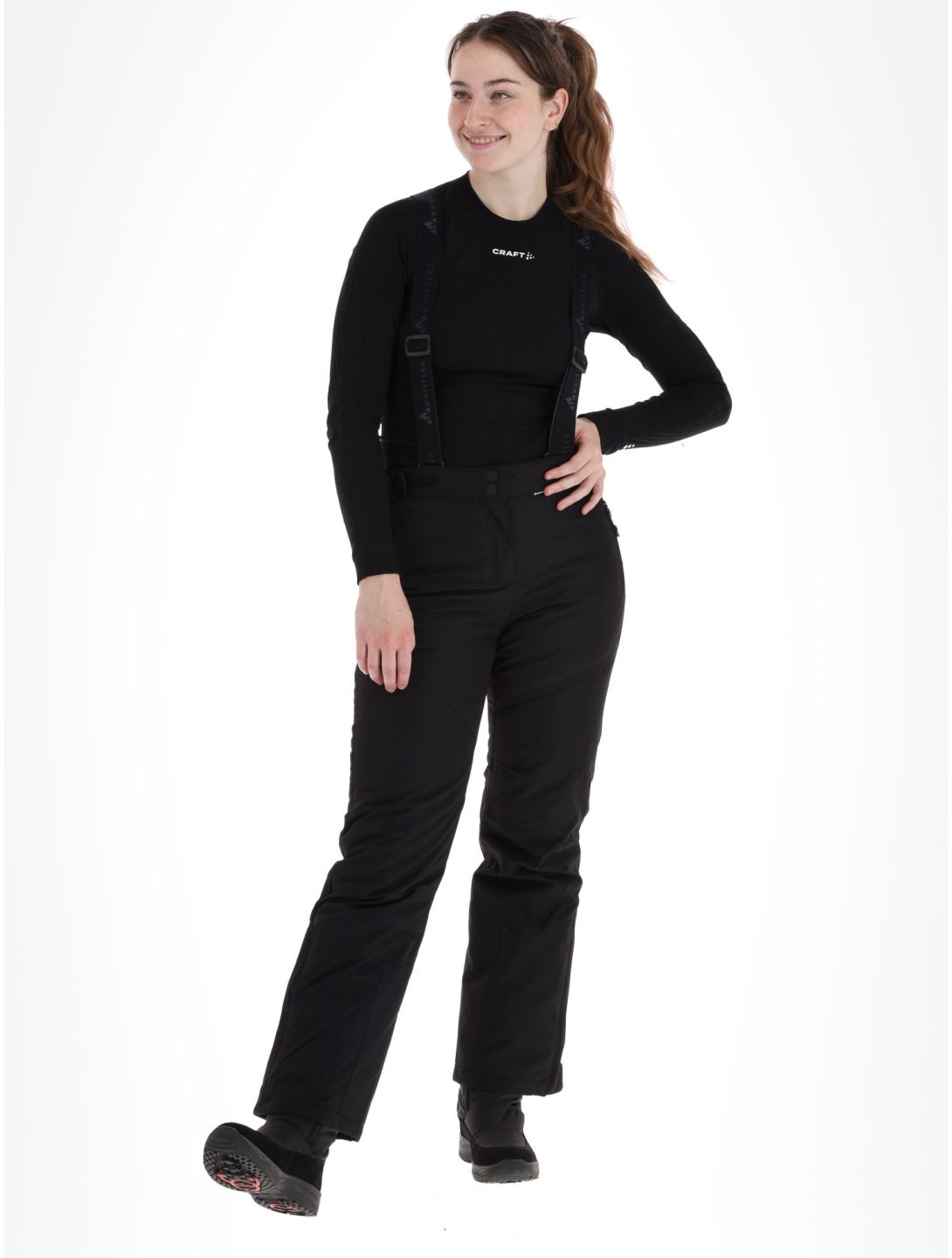 Whistler, Drizzle pantaloni da sci donna Black nero 