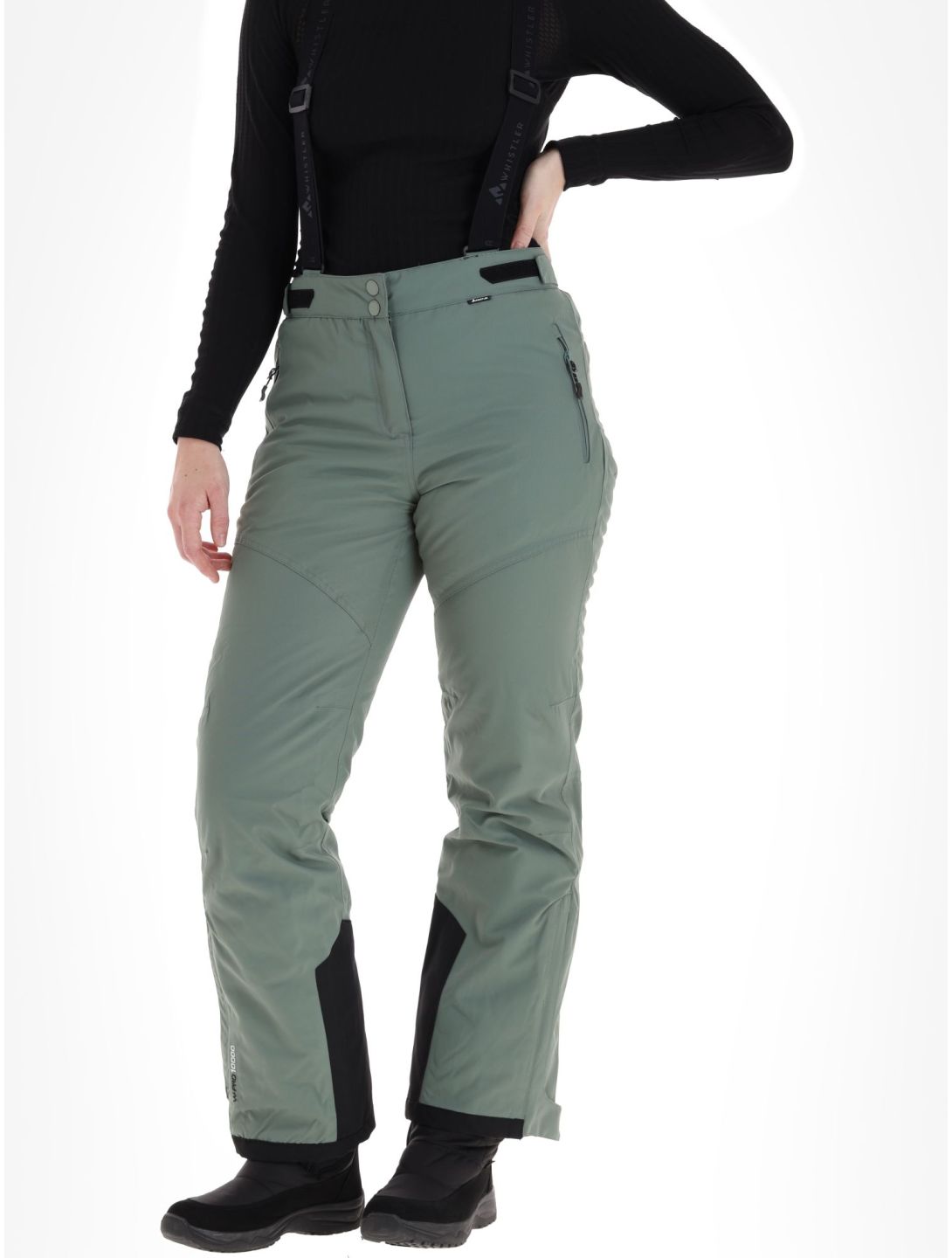 Whistler, Drizzle pantaloni da sci donna Laurel Wreath verde 