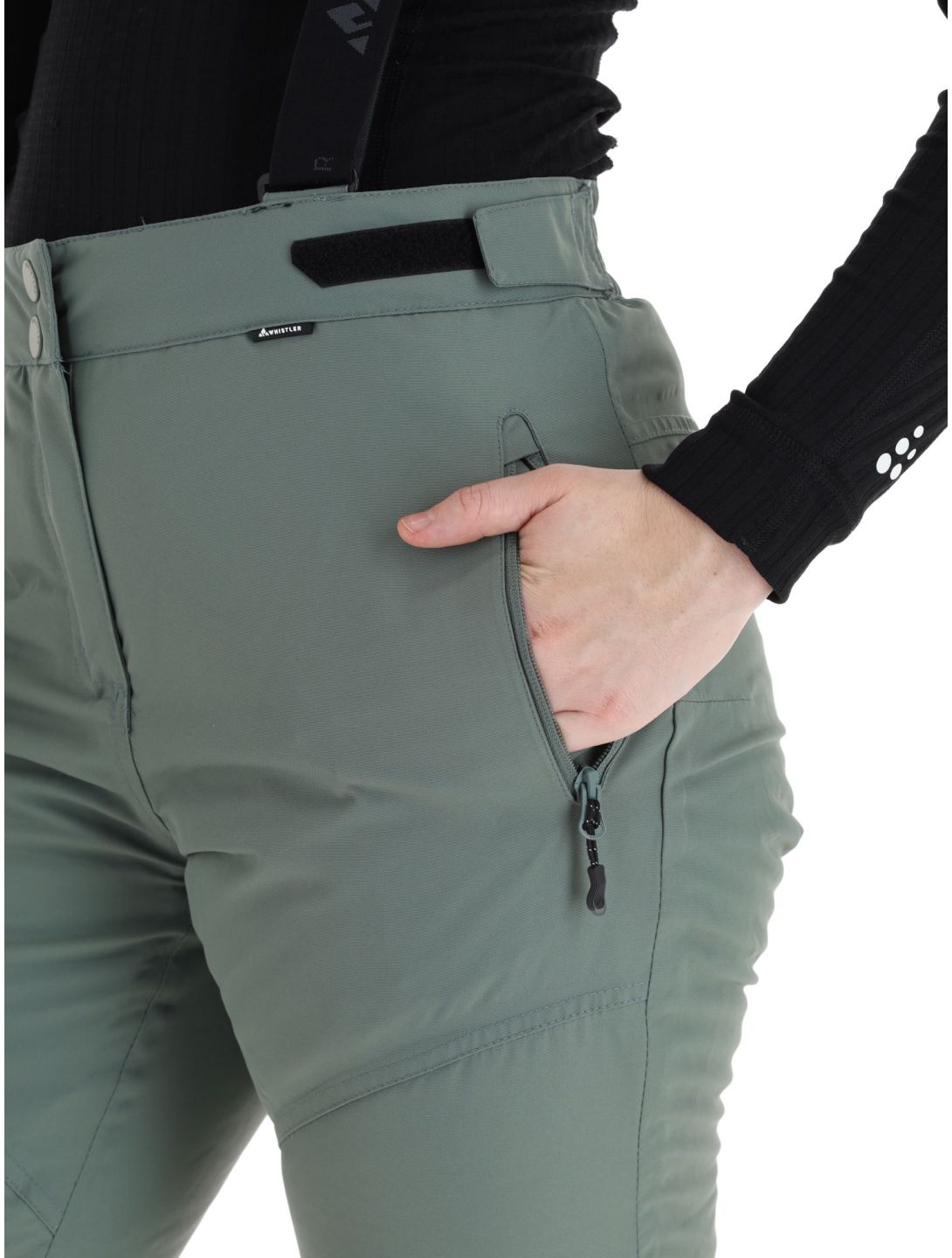 Whistler, Drizzle pantaloni da sci donna Laurel Wreath verde 