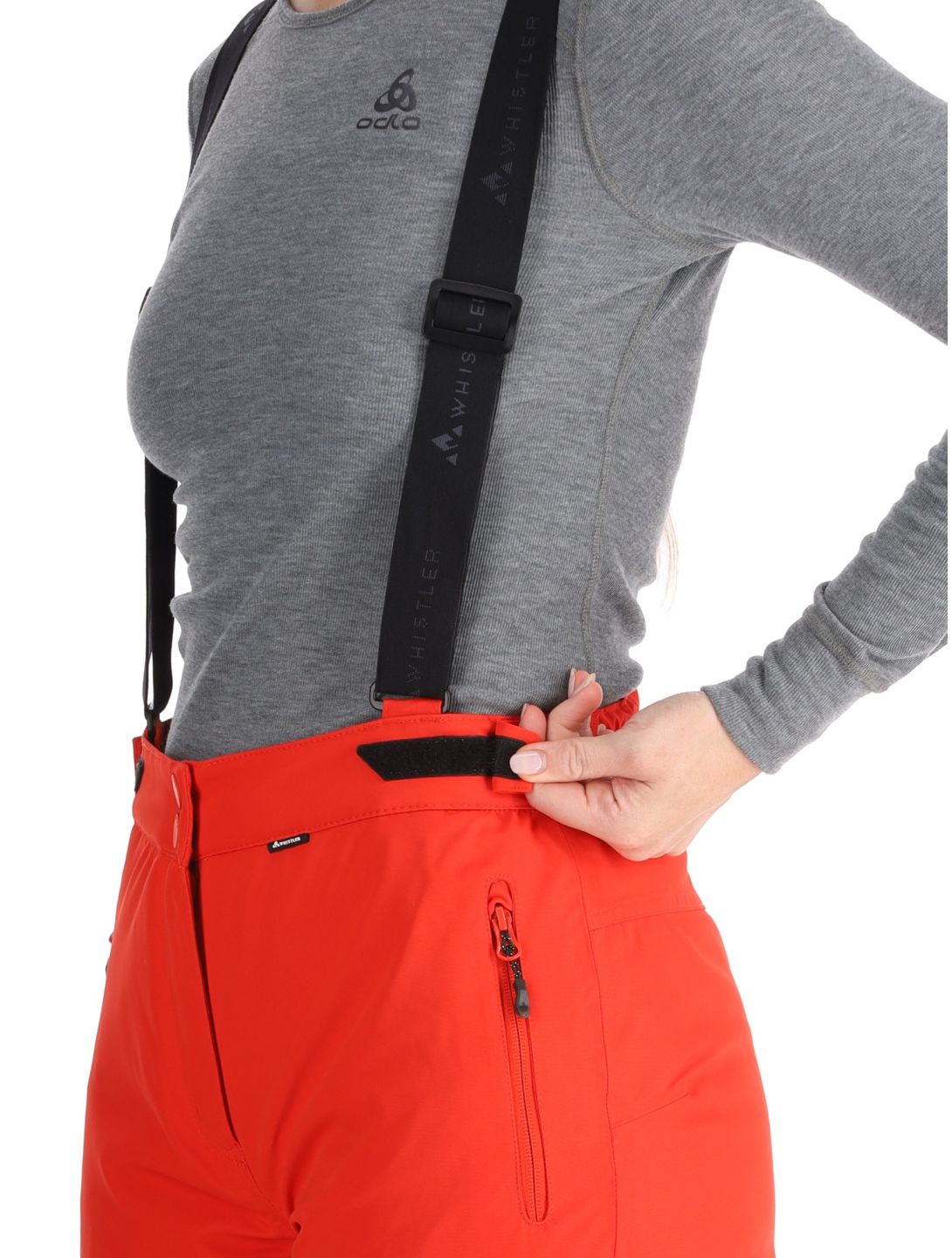 Whistler, Drizzle pantaloni da sci donna Red Alert rosso 