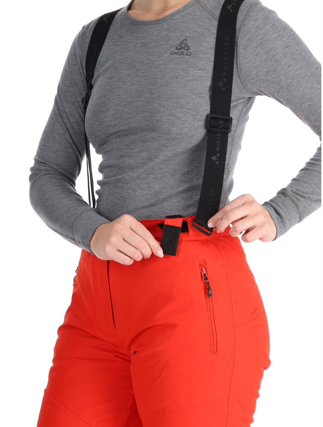 Whistler, Drizzle pantaloni da sci donna Red Alert rosso 