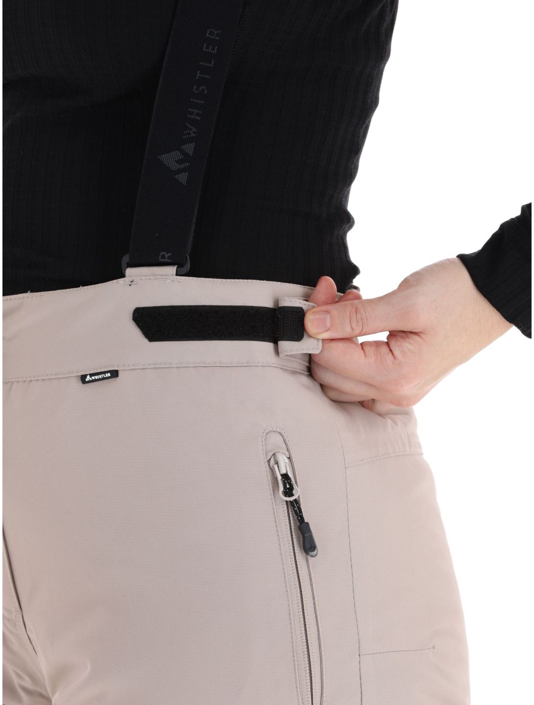 Whistler, Drizzle pantaloni da sci donna Simply Taupe grigio 