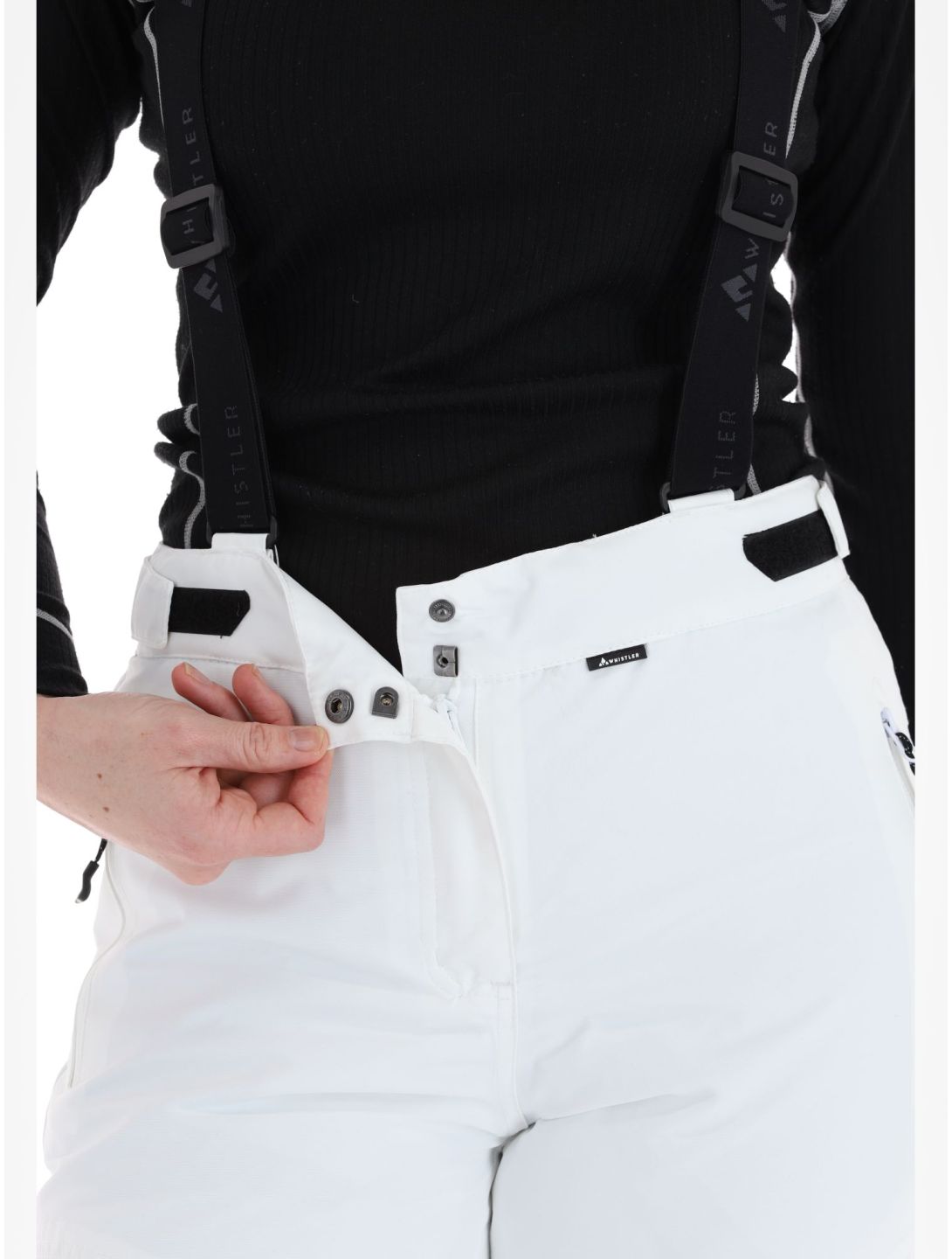 Whistler, Drizzle pantaloni da sci donna White bianco 