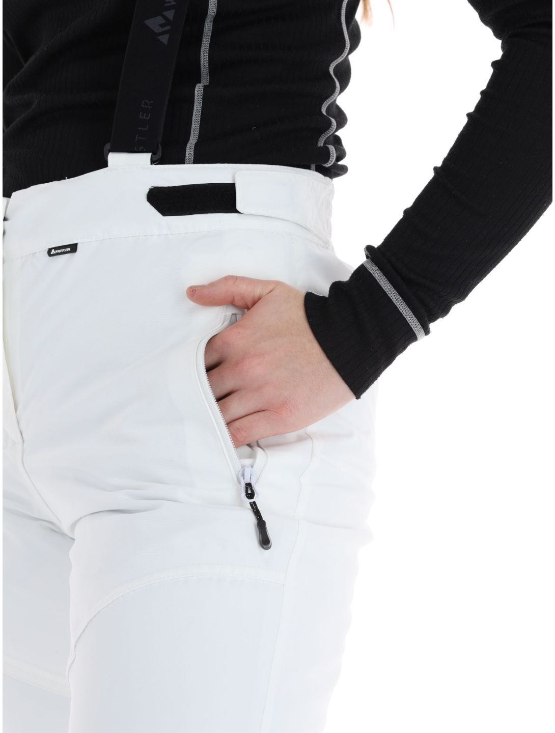 Whistler, Drizzle pantaloni da sci donna White bianco 