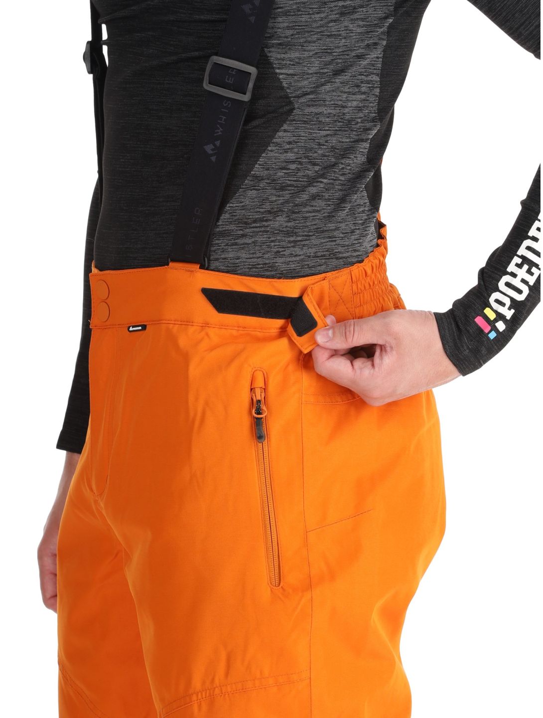 Whistler, Drizzle pantaloni da sci uomo Autumn Maple arancio 