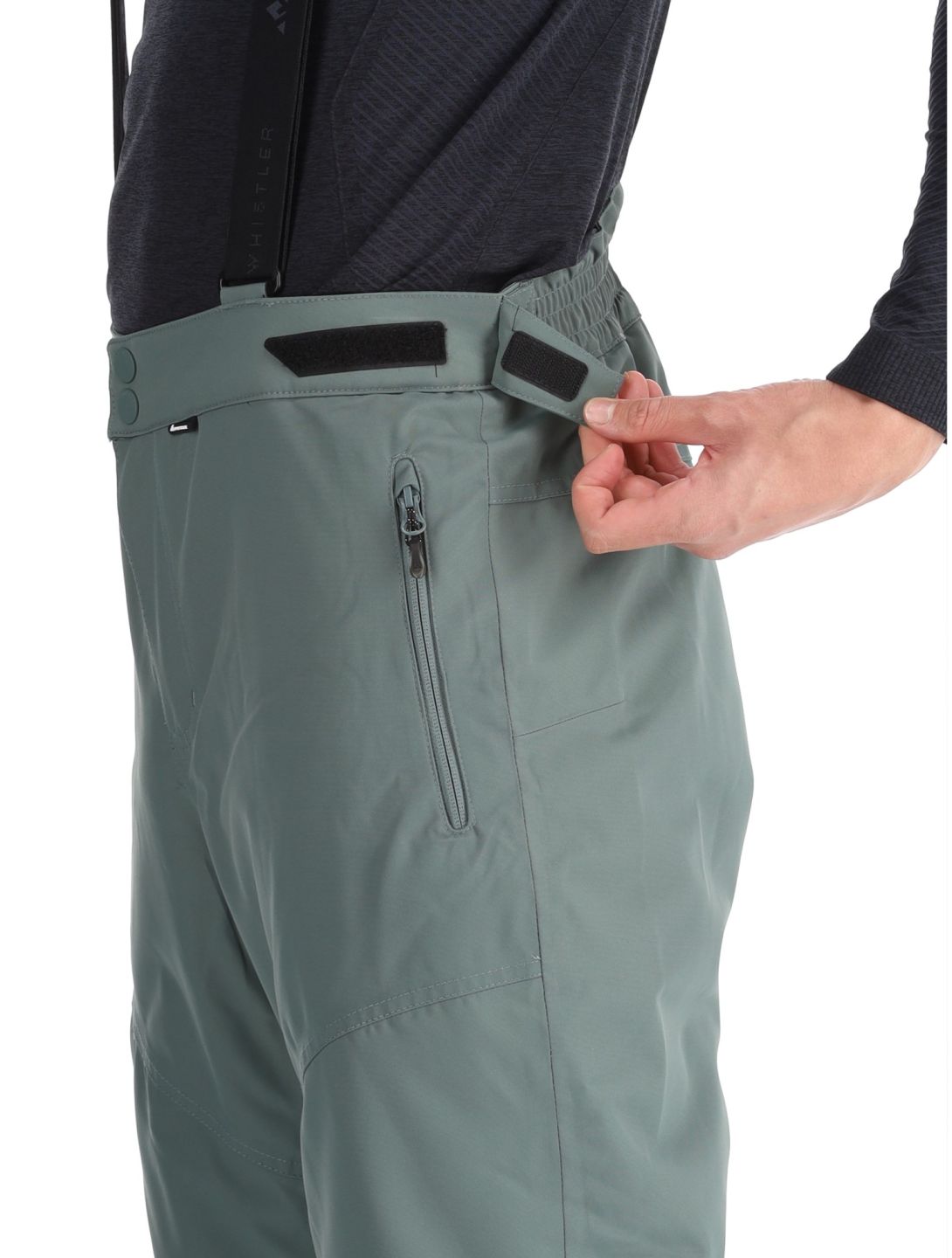 Whistler, Drizzle pantaloni da sci uomo Balsam Green verde 