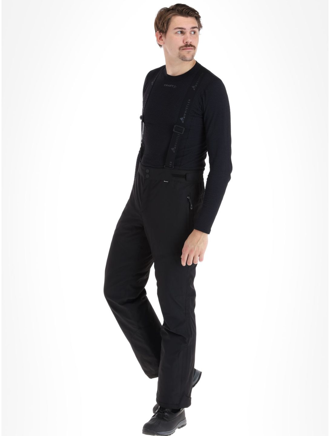 Whistler, Drizzle pantaloni da sci uomo Black nero 