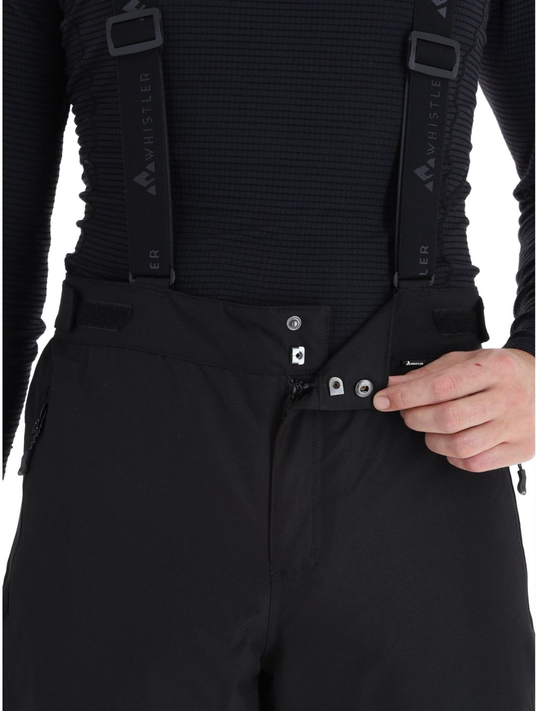 Whistler, Drizzle pantaloni da sci uomo Black nero 