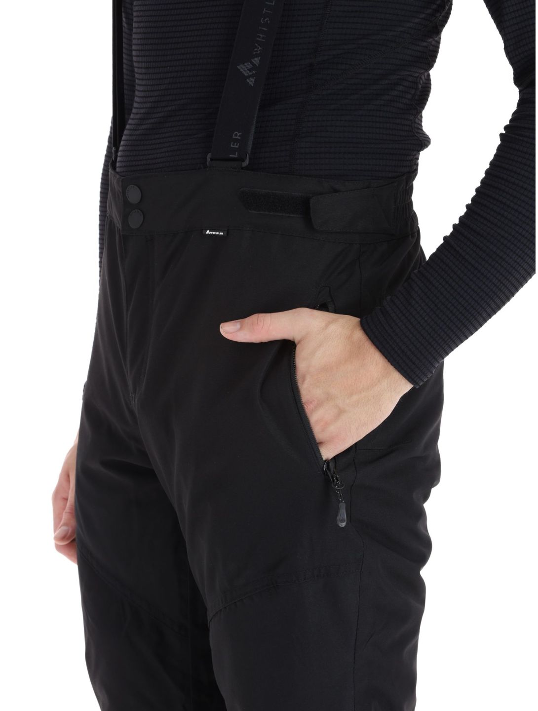 Whistler, Drizzle pantaloni da sci uomo Black nero 