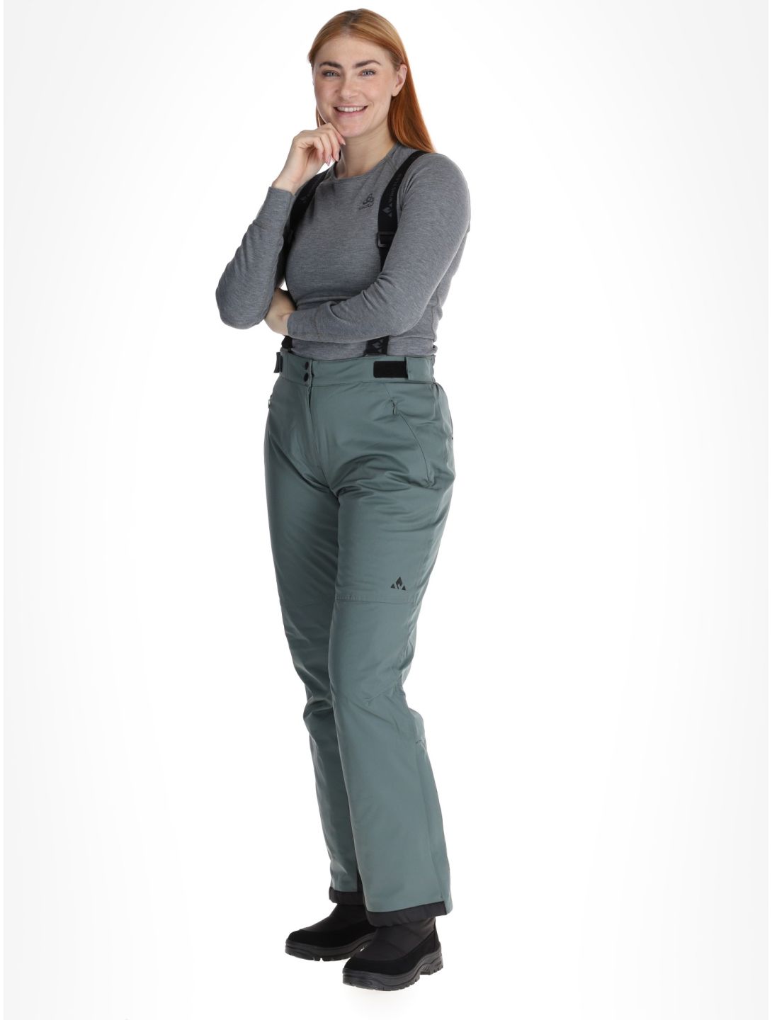 Whistler, Yarra pantaloni da sci donna Balsam Green verde 