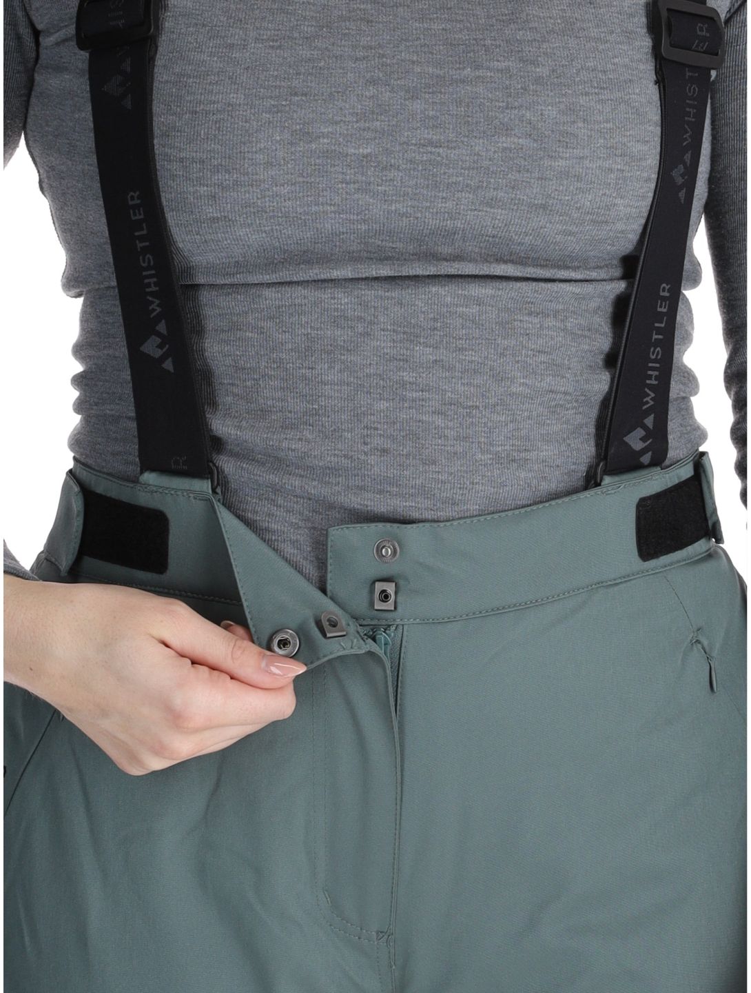 Whistler, Yarra pantaloni da sci donna Balsam Green verde 