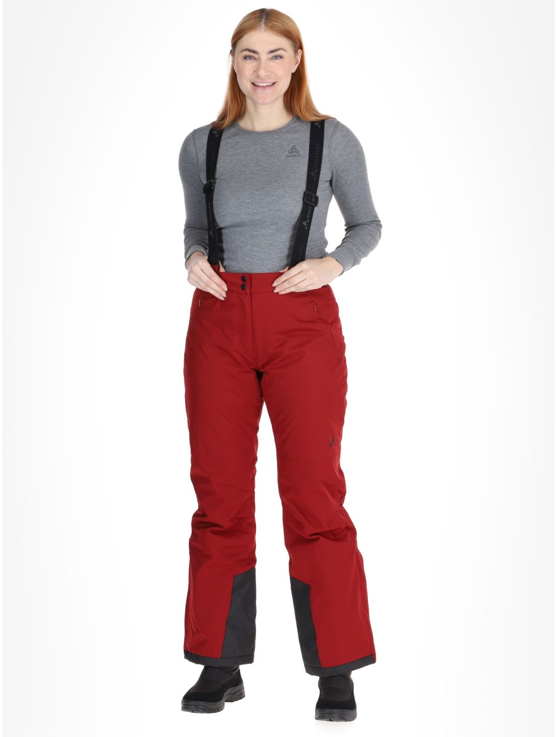 Whistler, Yarra pantaloni da sci donna Sun Dried Tomato rosso 