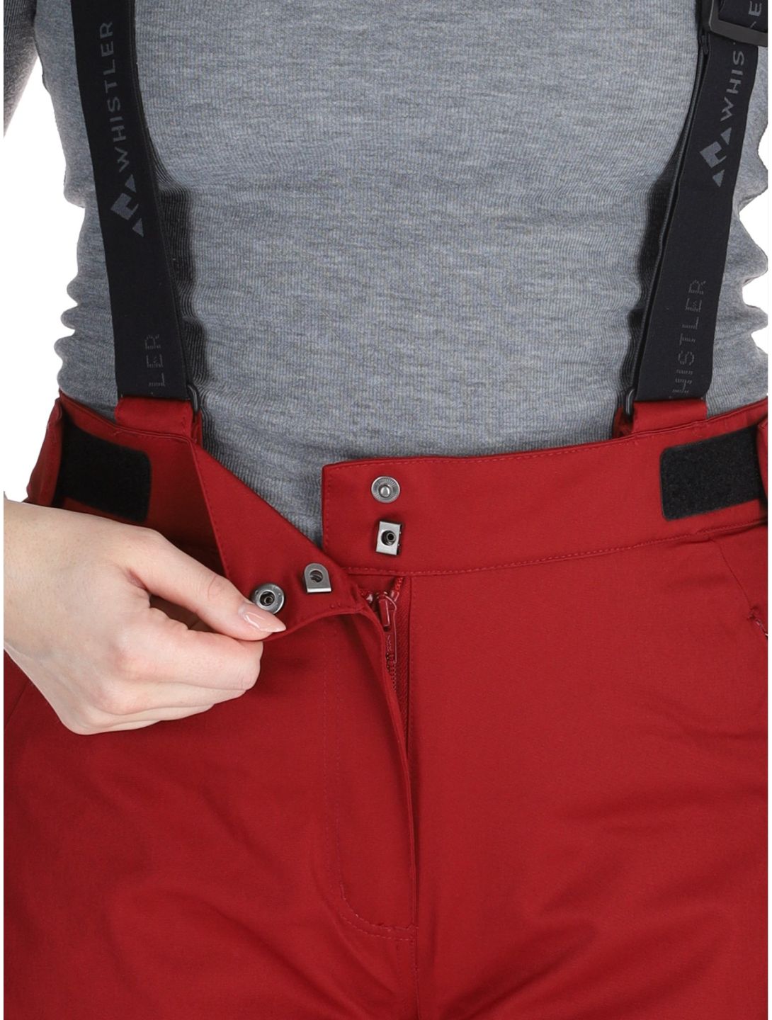 Whistler, Yarra pantaloni da sci donna Sun Dried Tomato rosso 