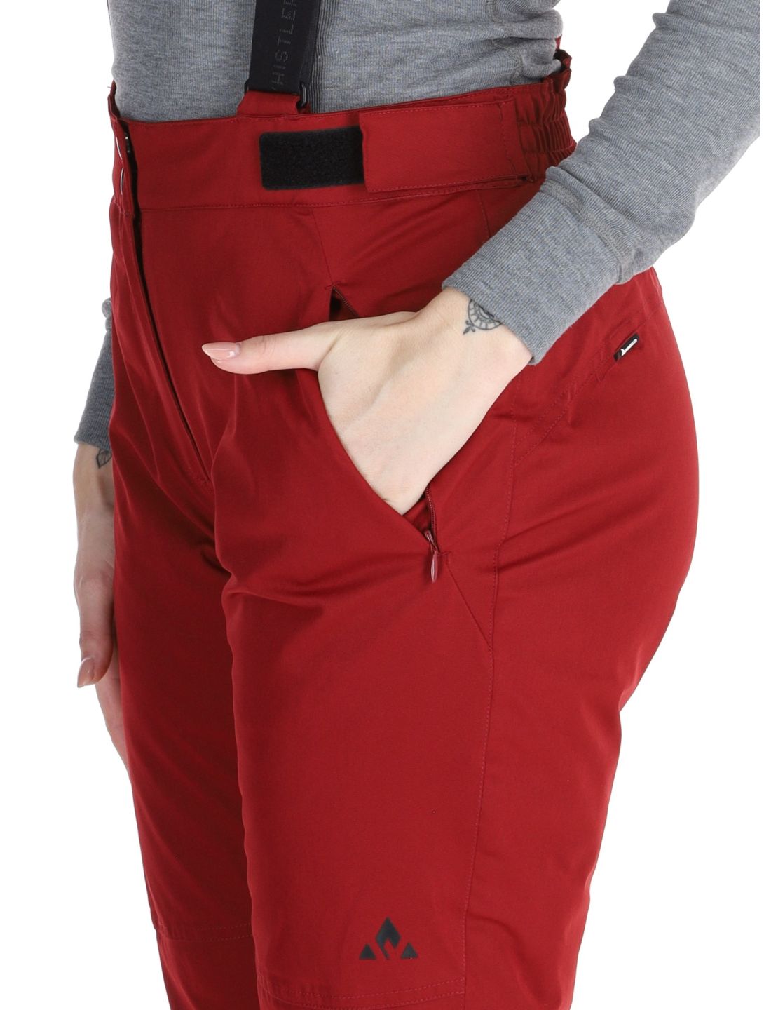 Whistler, Yarra pantaloni da sci donna Sun Dried Tomato rosso 