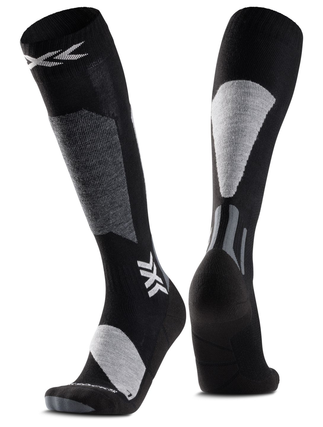 X-Socks, Ski Discover Otc calzini compressivi uomo Black / Light Grey grigio, nero 