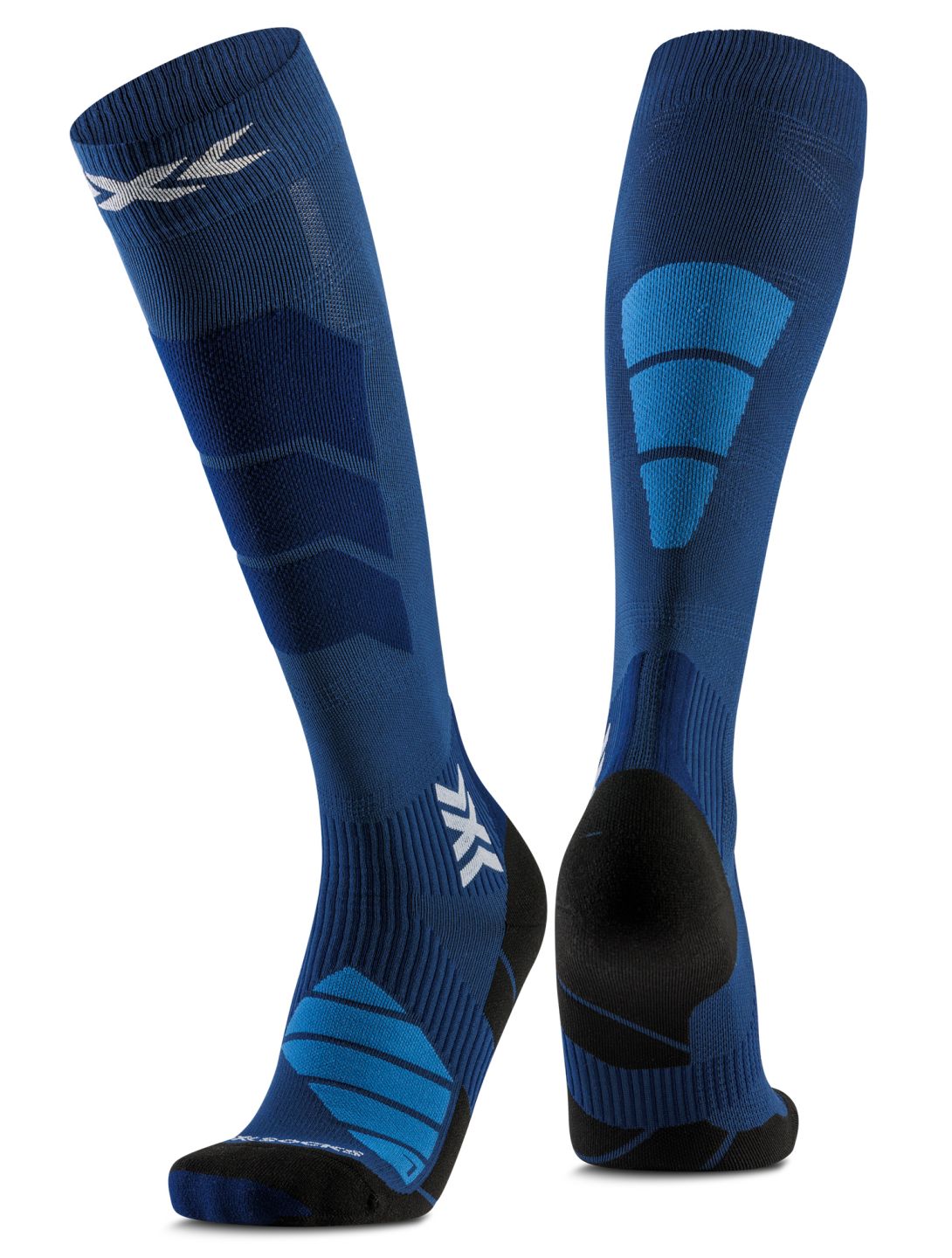 X-Socks, Ski Expert Otc calzini compressivi uomo Marine / Mineral Blue blu 