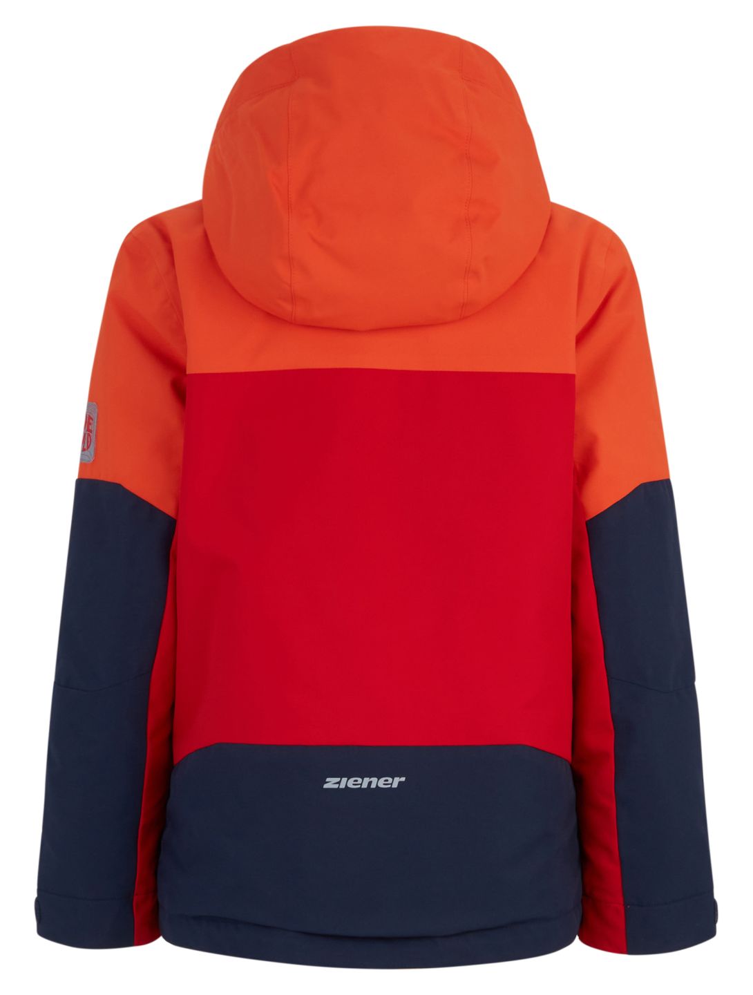 Ziener, Agimo Junior giacca sci bambino Red Salsa arancio, blu, rosso 