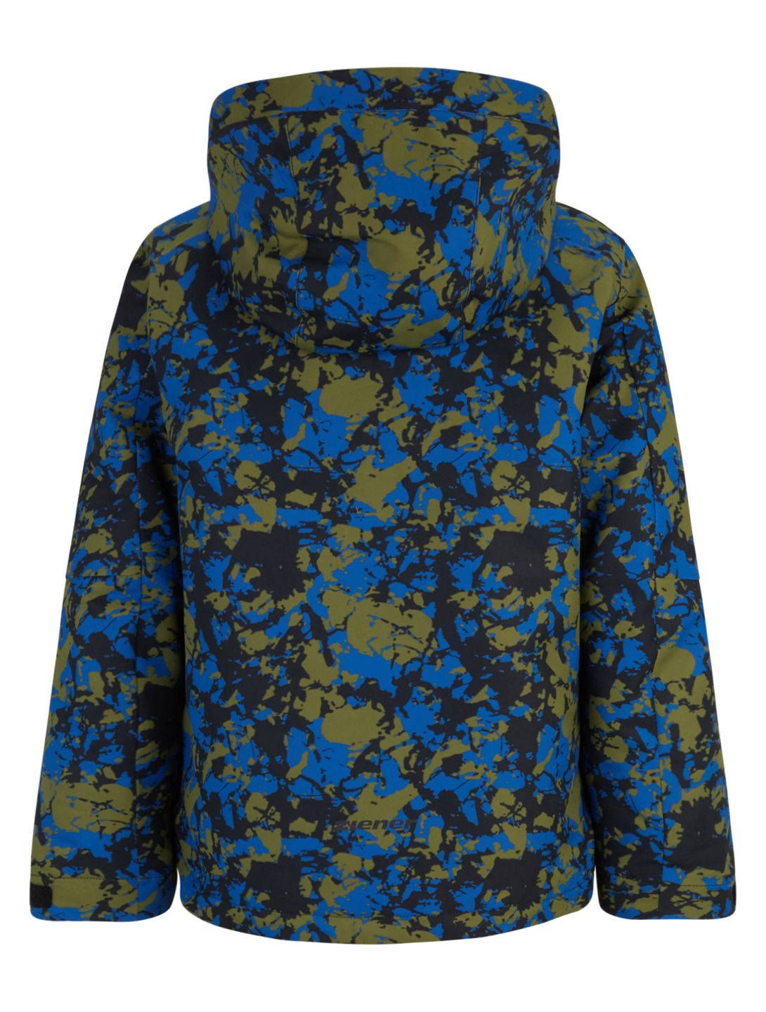 Ziener, Aluck Junior giacca sci bambino Natural Camo blu, verde 