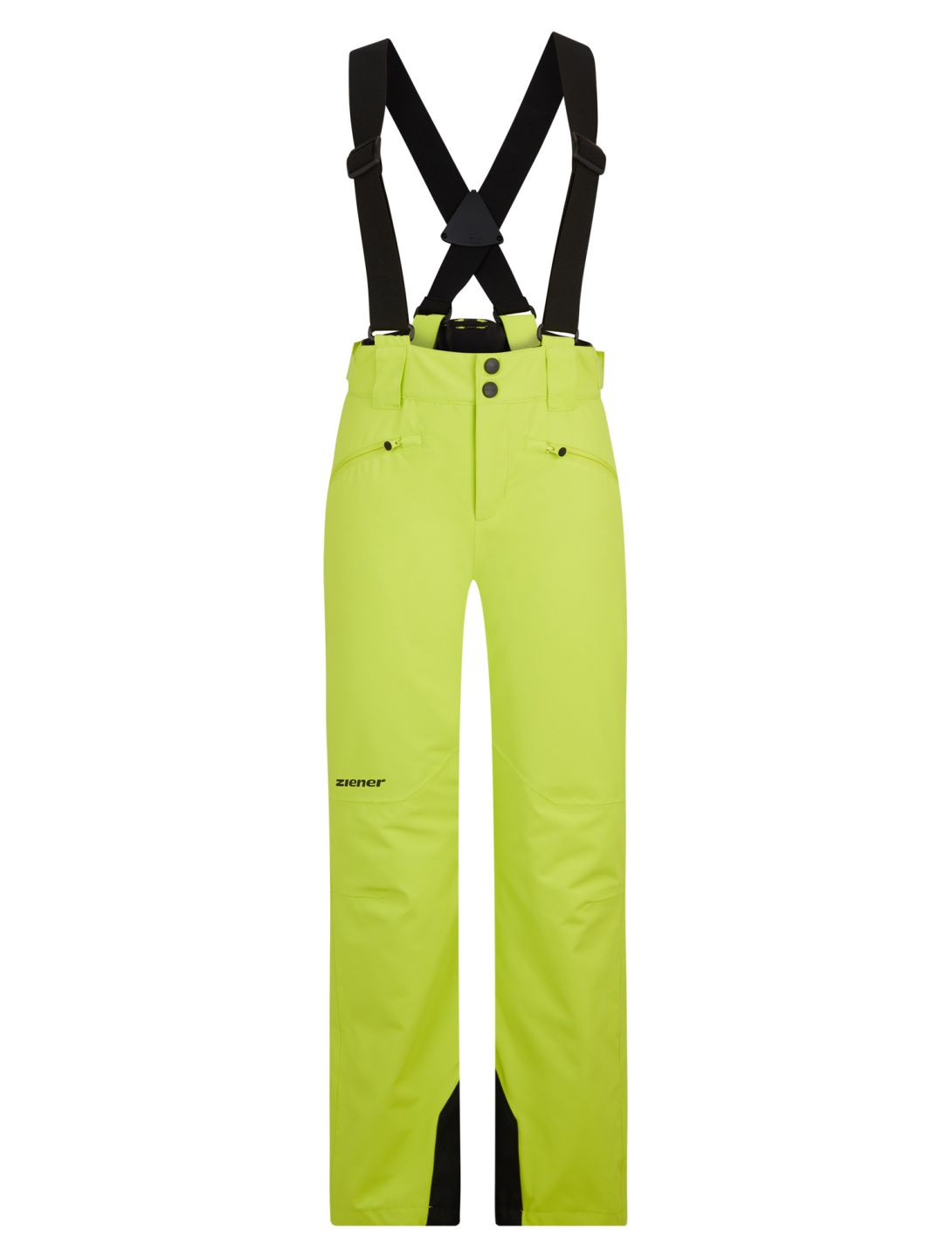 Ziener, Axi Junior pantaloni da sci bambino Bitter Lemon verde 