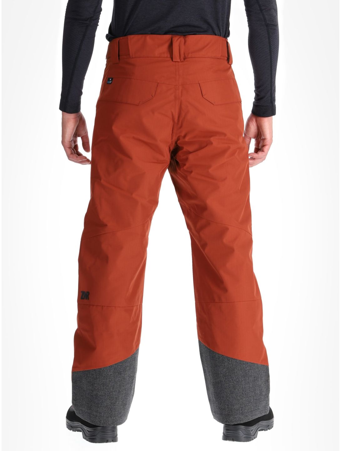 Ziener, Rappold pantaloni da sci uomo Woody Brown marrone 