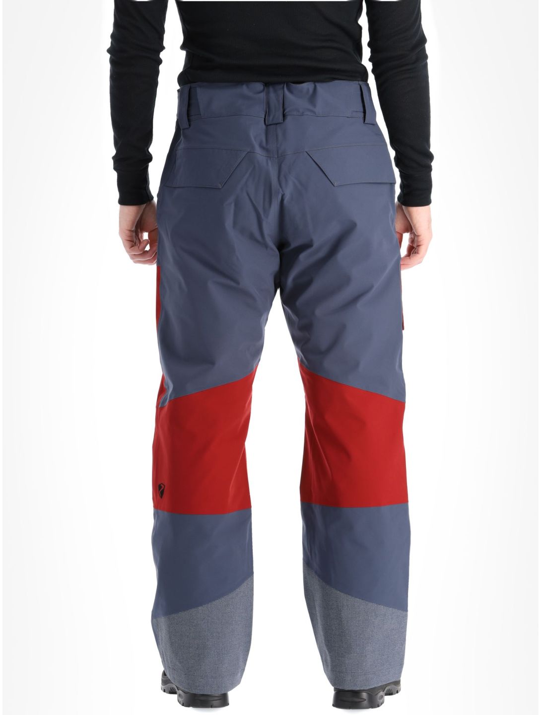 Ziener, Tiffin pantaloni da sci uomo Ombre grigio 