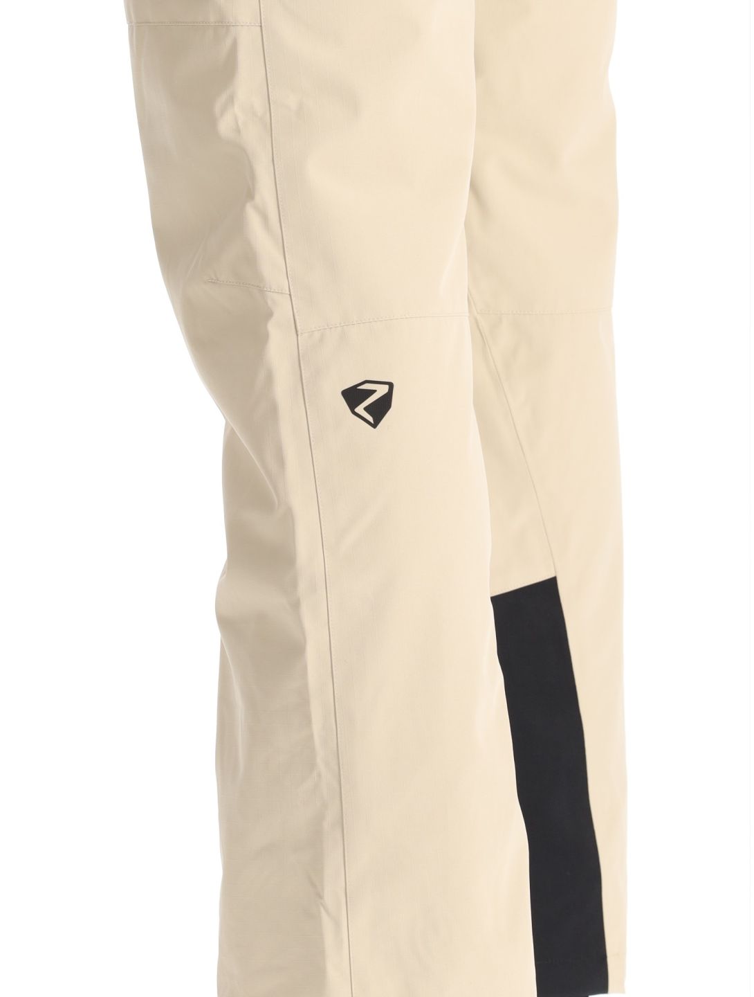 Ziener, Tronador pantaloni da sci uomo Cashew Ripstop beige 