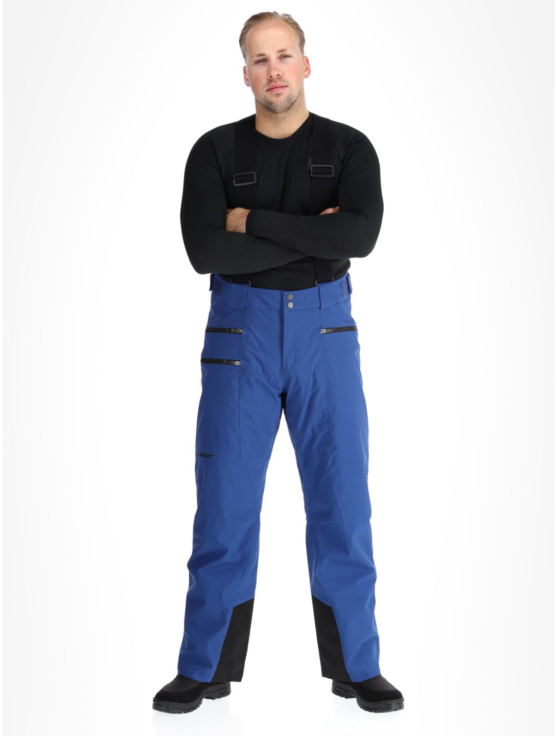 Ziener, Tronador pantaloni da sci uomo Vista Blue blu 