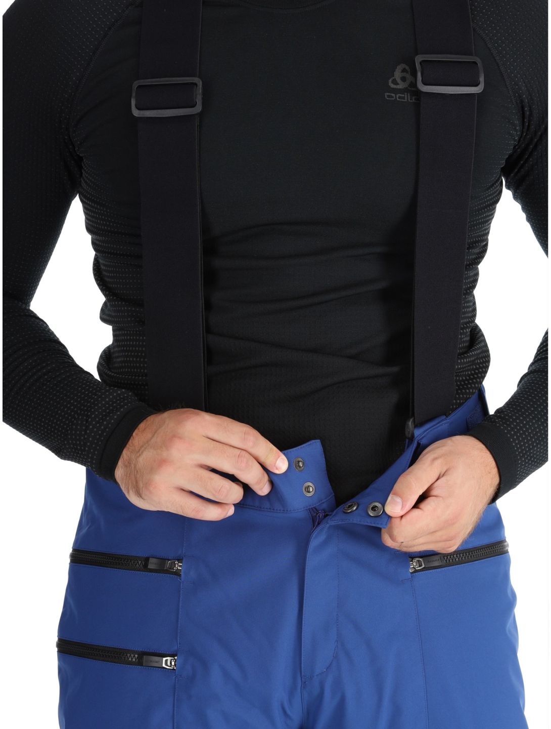 Ziener, Tronador pantaloni da sci uomo Vista Blue blu 