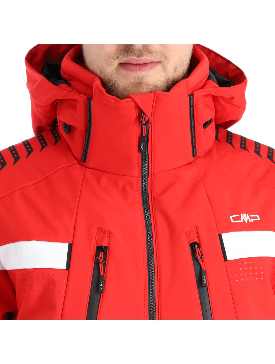 CMP, 30W0327 softshell uomo rosso ferrari