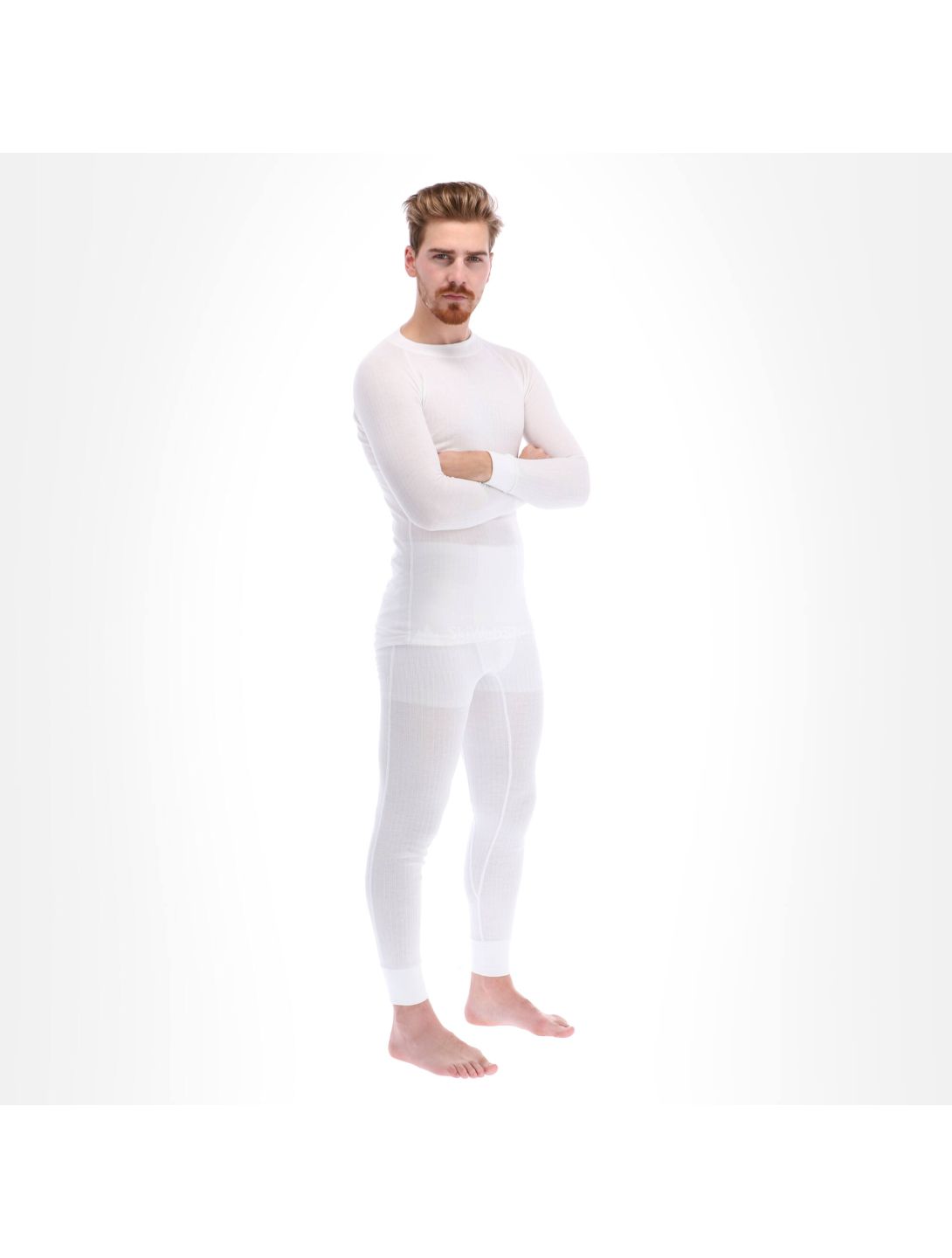 Avento, Thermal Shirt maglia termica uomo White bianco 