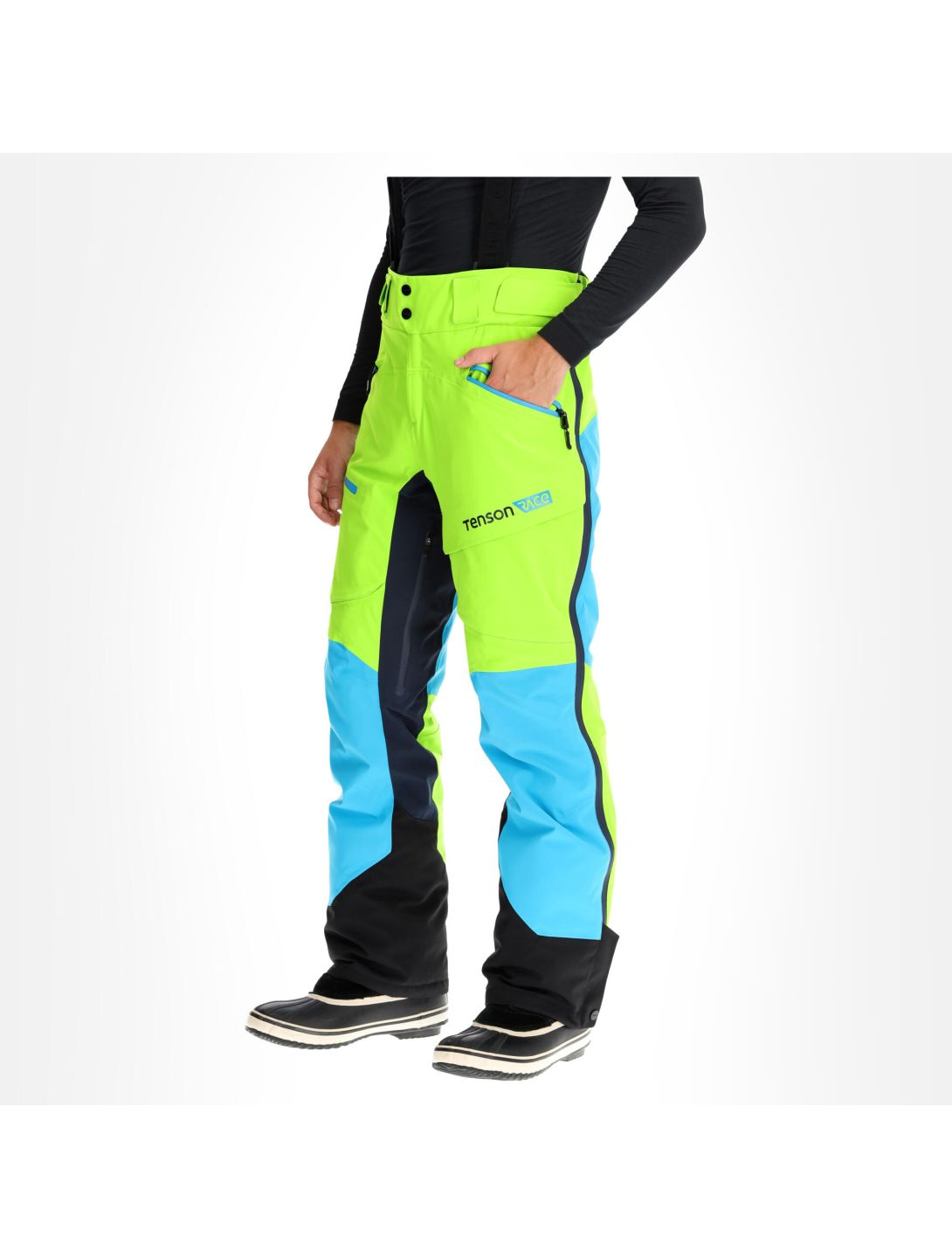 Tenson, Race pantaloni da sci uomo verde 