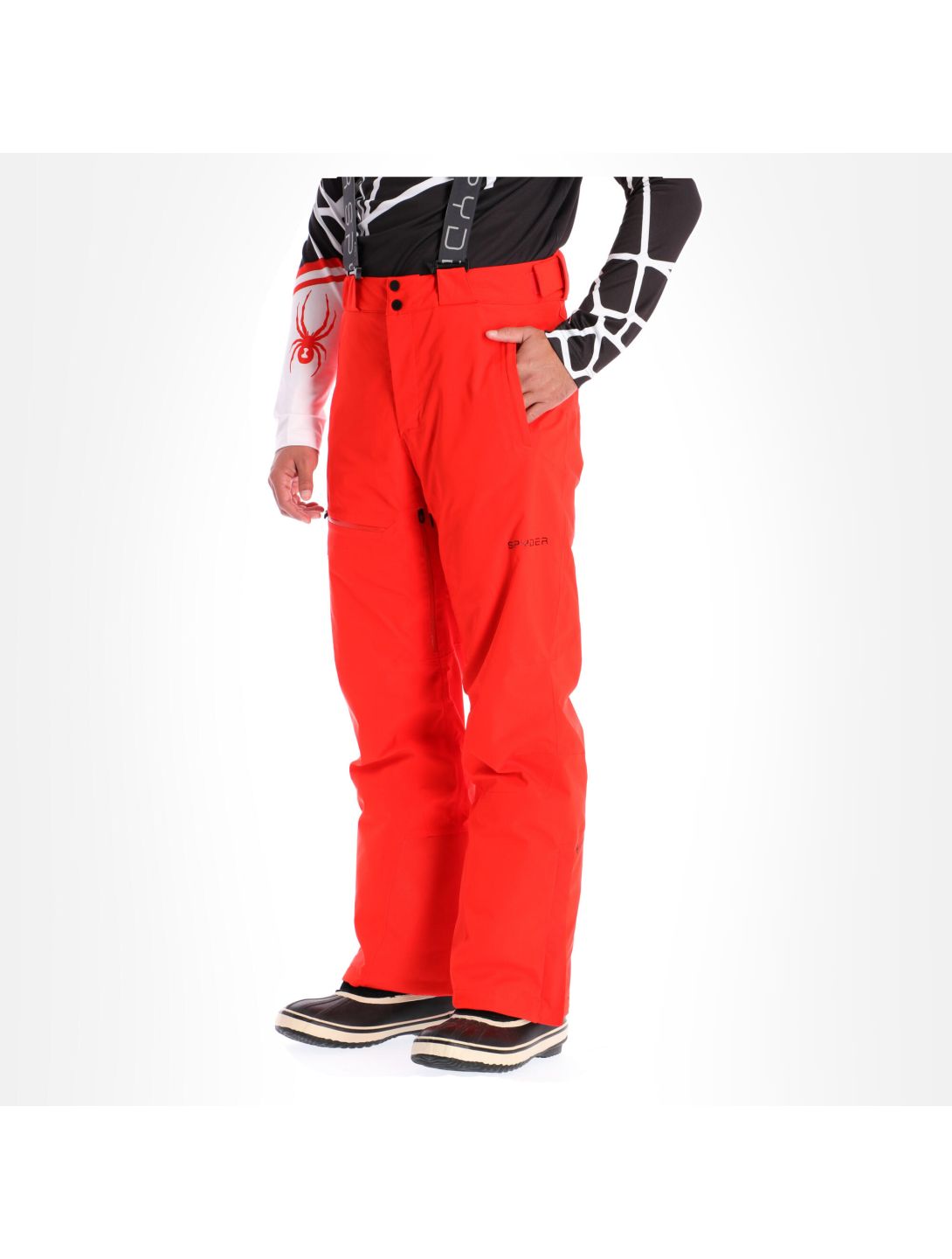 Spyder, Dare GTX, pantaloni da sci, uomo, rosso lava