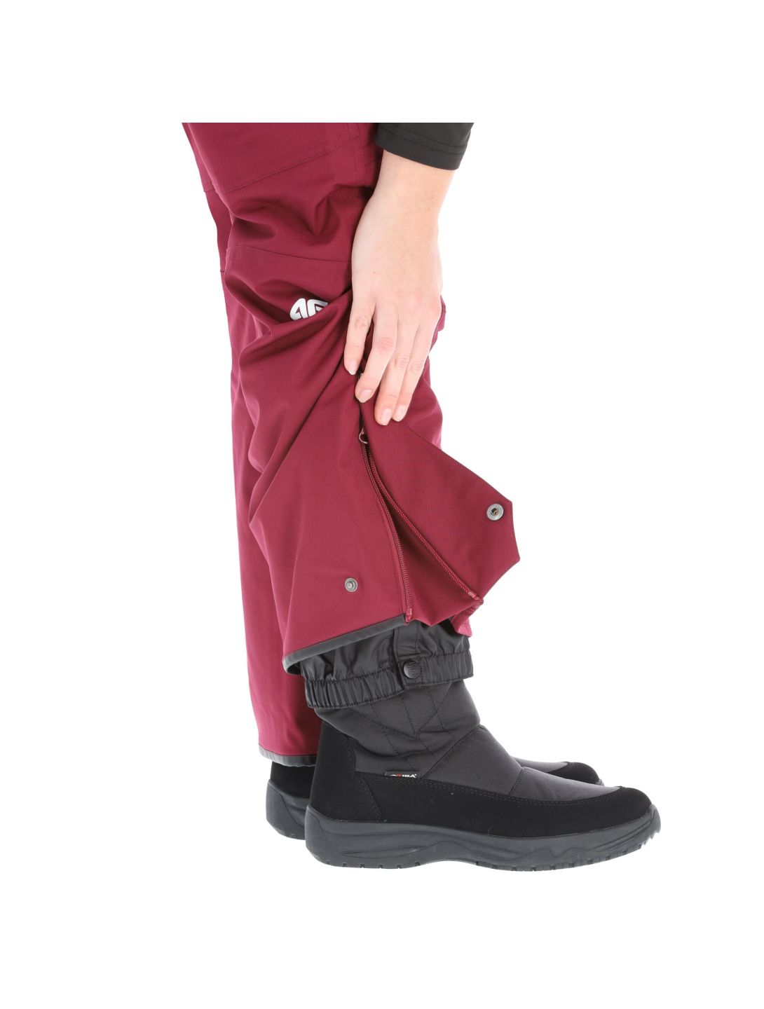 4F, H4Z20-SPDS001 pantaloni da sci donna burgundy viola 