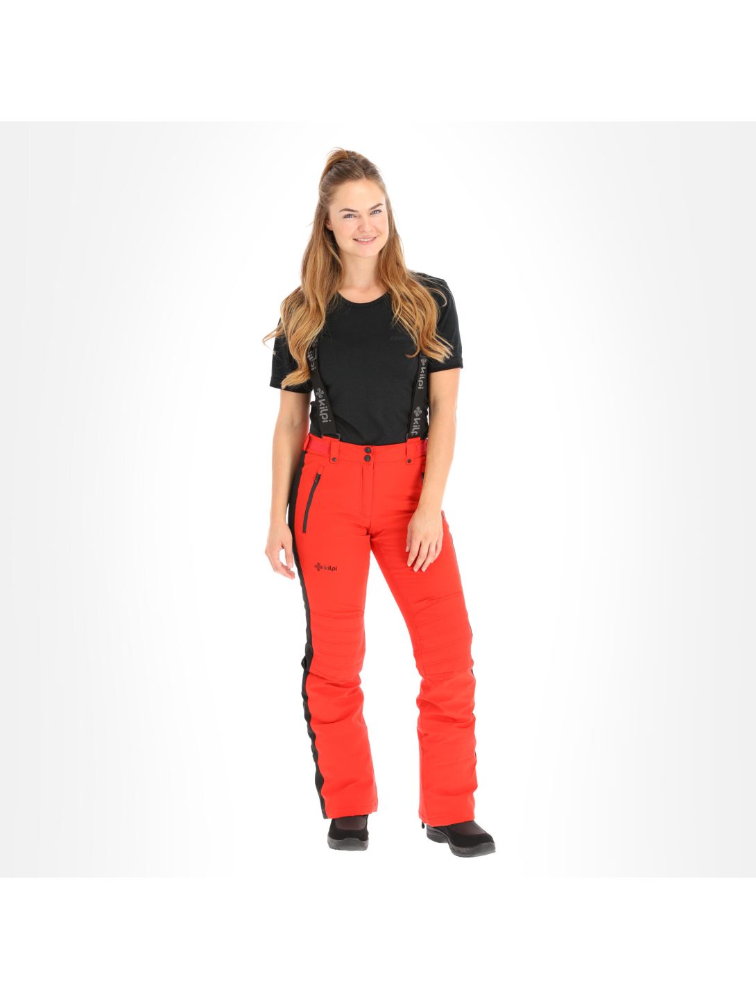 Kilpi, Hanzo-W pantaloni da sci taglie forti donna rosso