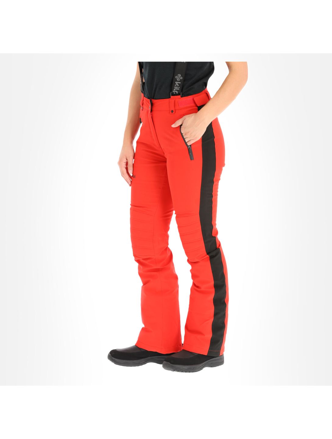 Kilpi, Hanzo-W pantaloni da sci taglie forti donna rosso