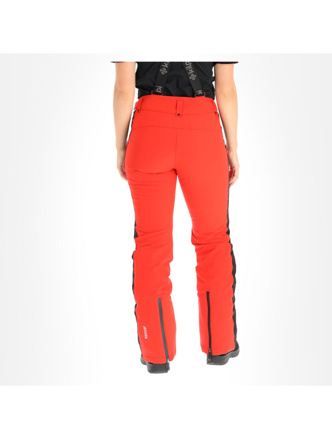 Kilpi, Hanzo-W pantaloni da sci taglie forti donna rosso