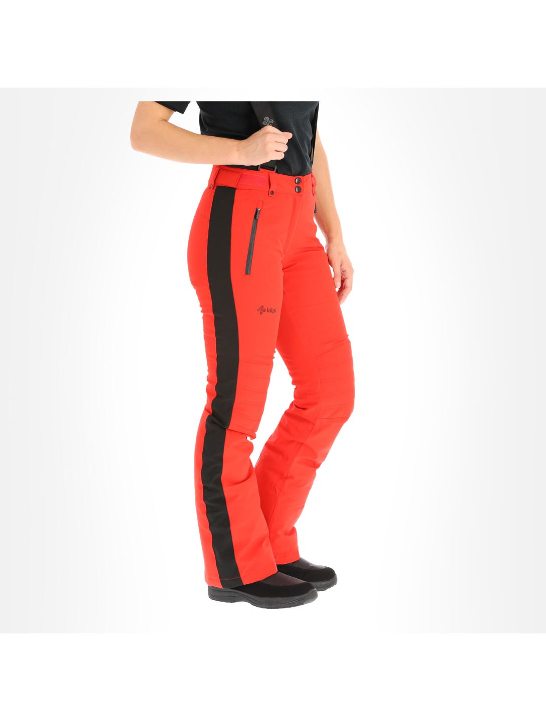 Kilpi, Hanzo-W pantaloni da sci taglie forti donna rosso