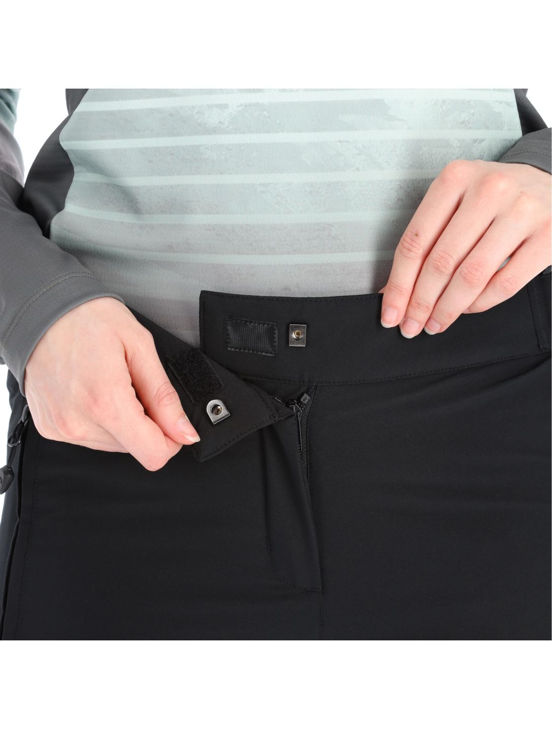 Maier Sports, Vroni Slim pantaloni da sci conformato lungo donna nero 