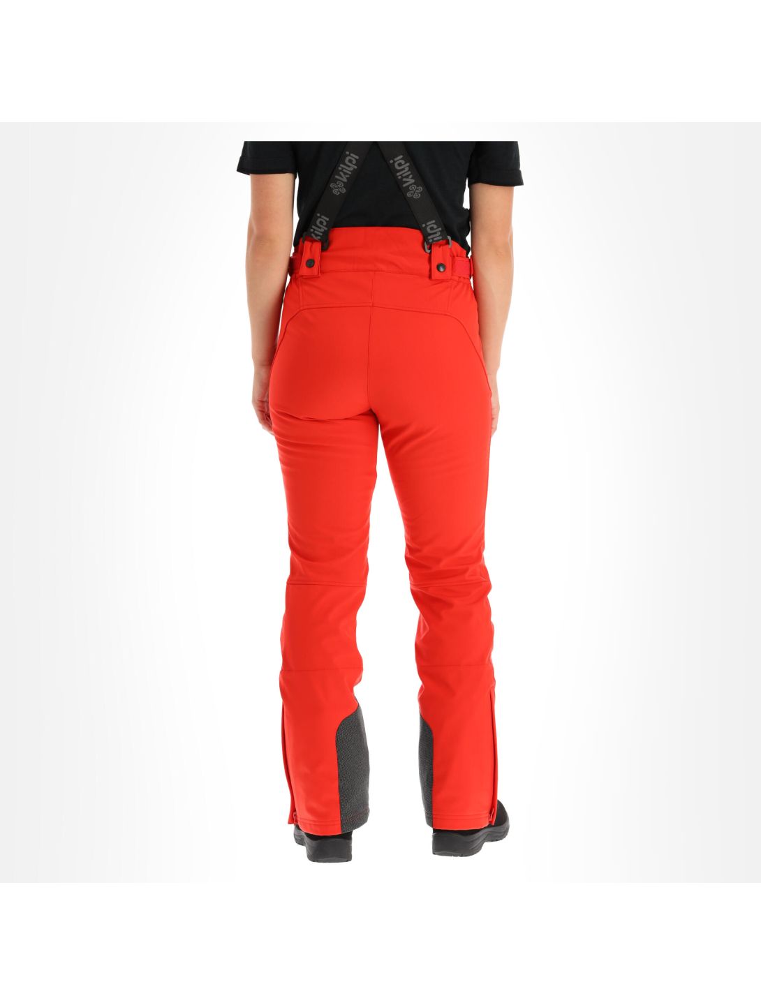 Kilpi, Rhea-W pantaloni da sci softshell taglie forti donna rosso