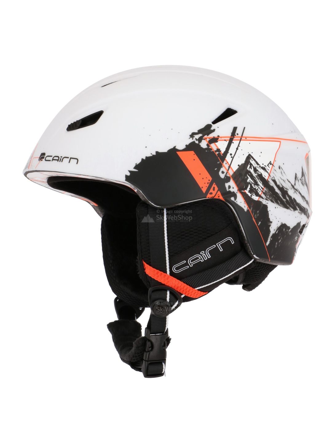 Cairn, Profil, casco sci, bianco opaco sopra