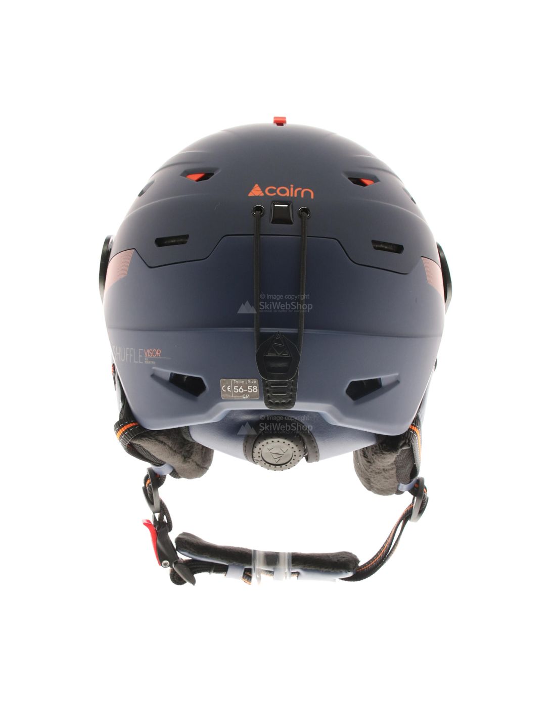 Cairn, Shuffle Visiera Evolight NXT, casco con visiera, arancio