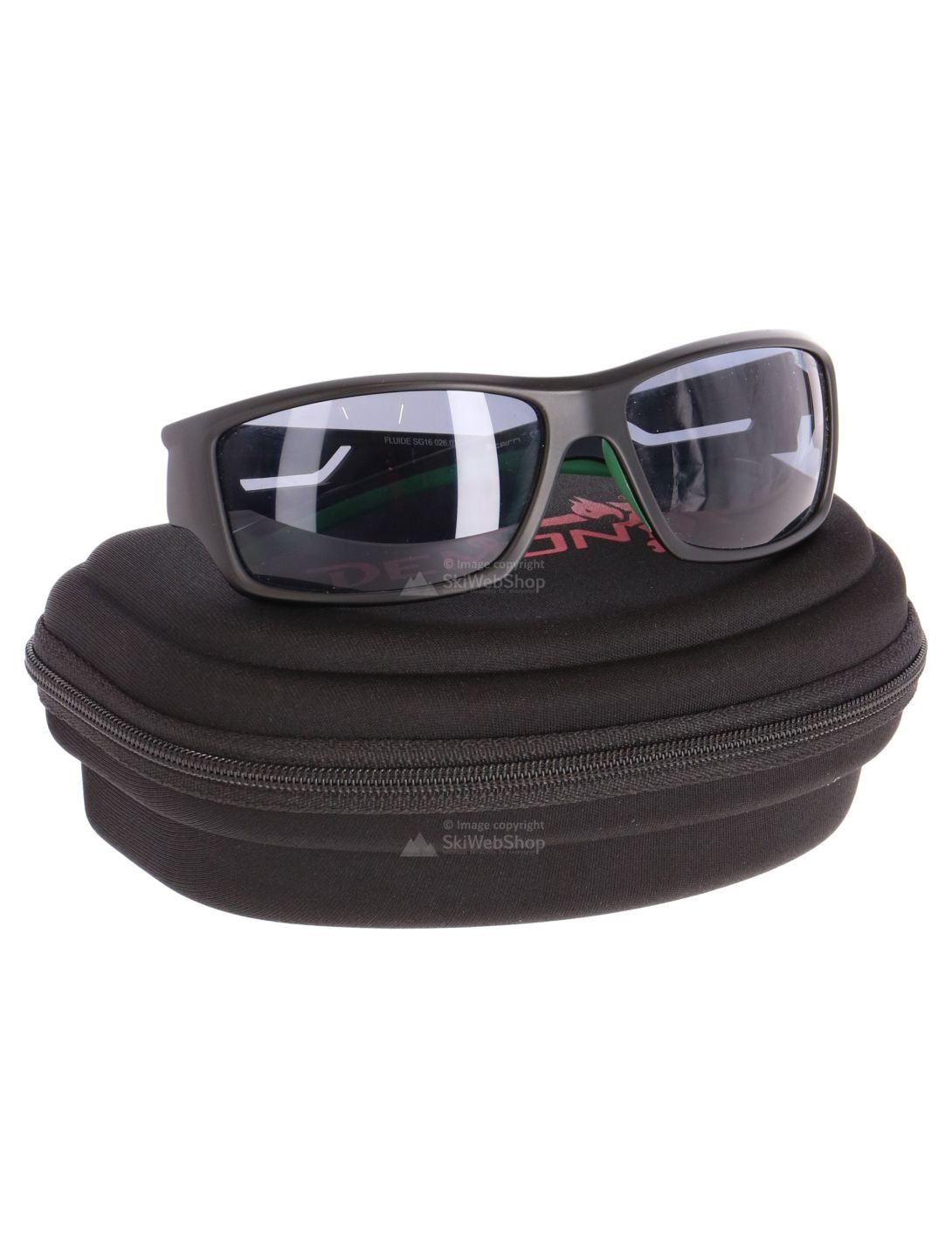 Demon, sports sunglasses hard case, black