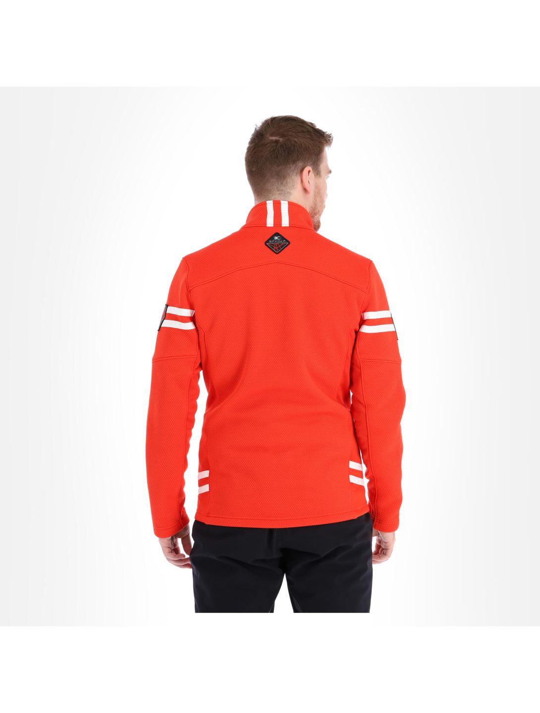 Spyder, Wengen Encore Full Zip gilet uomo volcano rosso