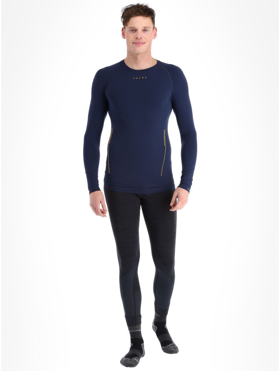 Falke, Longsleeve Trend maglia termica uomo Space Blue blu 