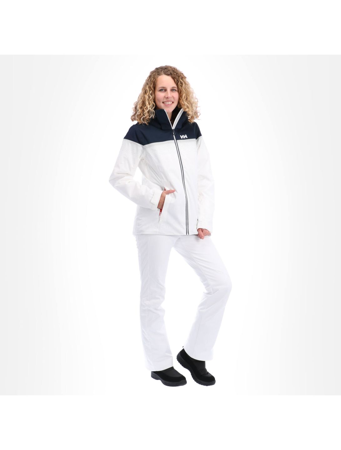 Helly Hansen, Motionista lifaloft, giacca sci, donna, bianco