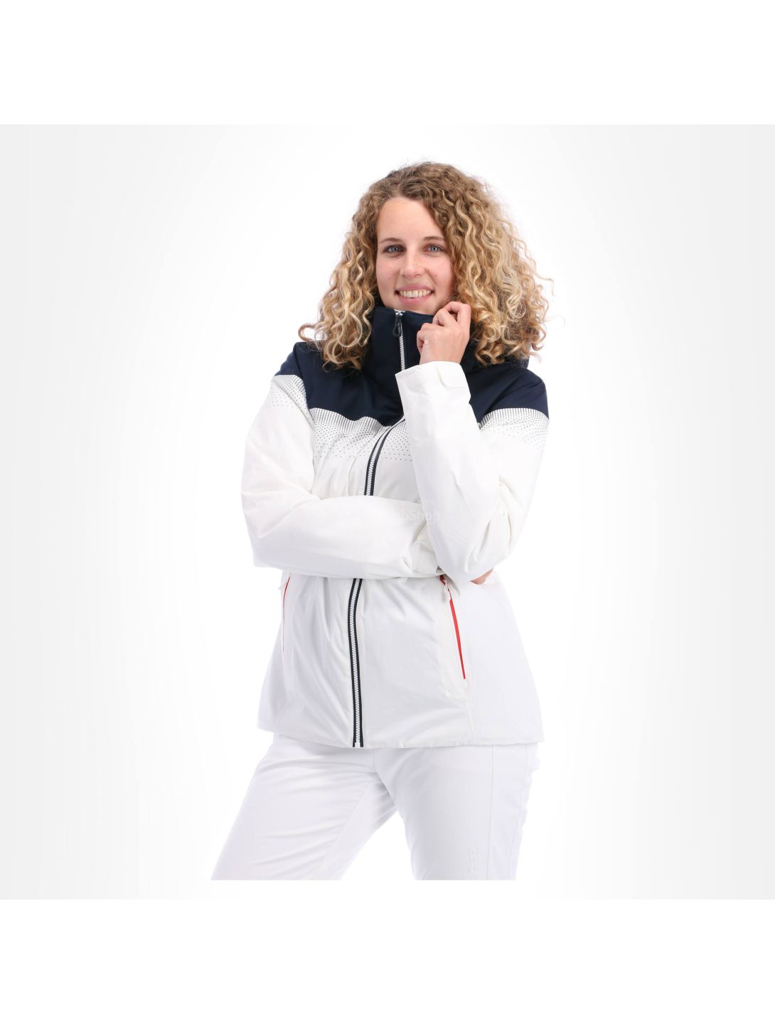 Helly Hansen, Motionista lifaloft, giacca sci, donna, bianco