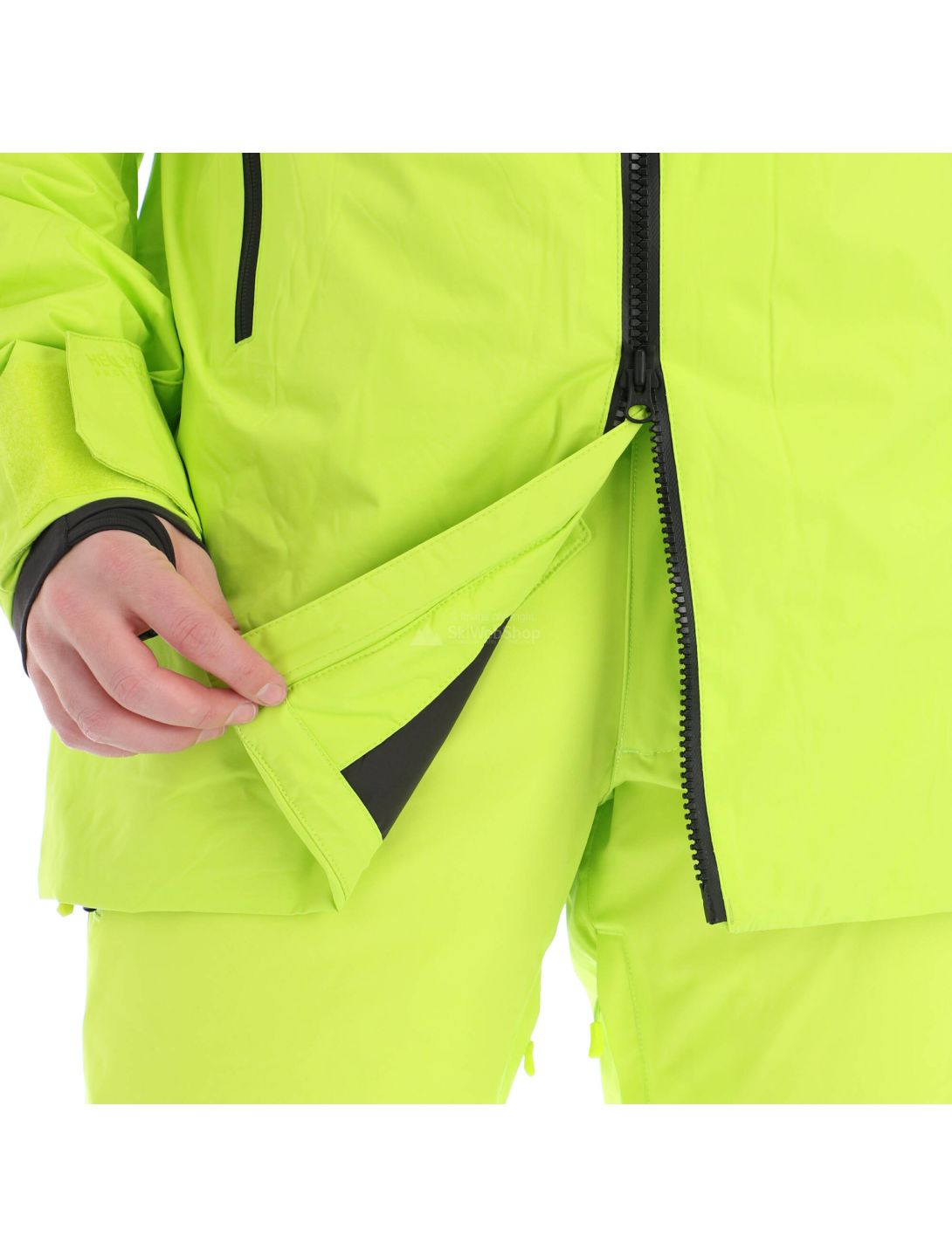 Helly Hansen, Straightline lifaloft, giacca sci, uomo, verde lime