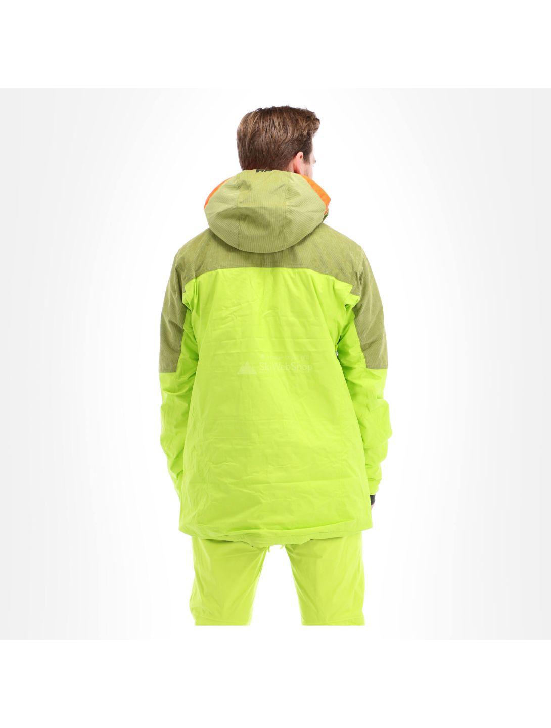 Helly Hansen, Straightline lifaloft, giacca sci, uomo, verde lime